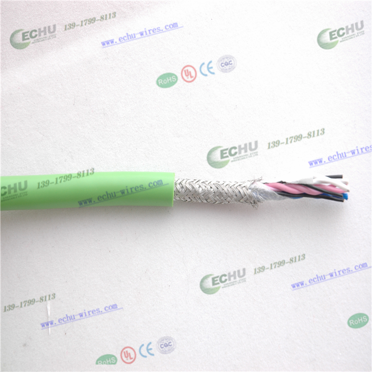 雙護套鍍錫銅屏蔽高度拖鏈電纜